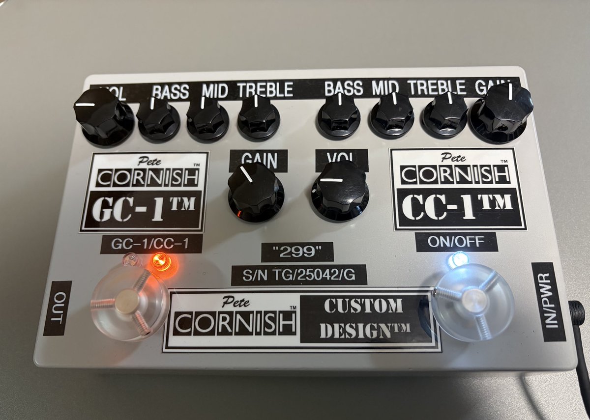 MNG… Pete Cornish Custom Design CC-1＆GC-1 Duplex… ピート