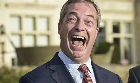 FARAGE - BREXIT

6th Anniversary yesterday and silence from Mr Brexit....

He doesn't want to publicise it now because it is a toxic weight around his neck

The public view has shifted and Brexit now is not a political win - so silence