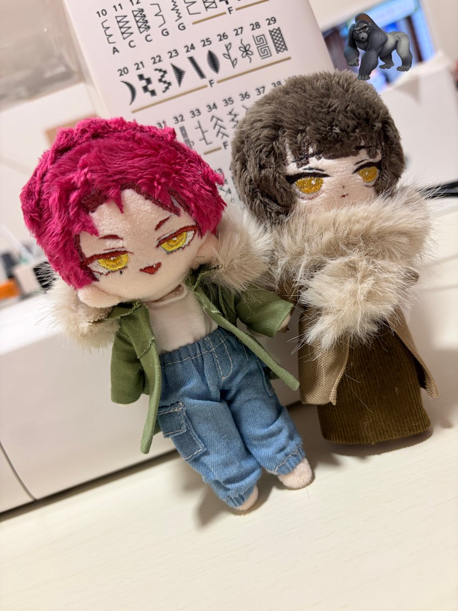 レゾデ自ぬい2代目喜んでもらえてHappy🫶🫶
冬服も手作りした🫶🎶