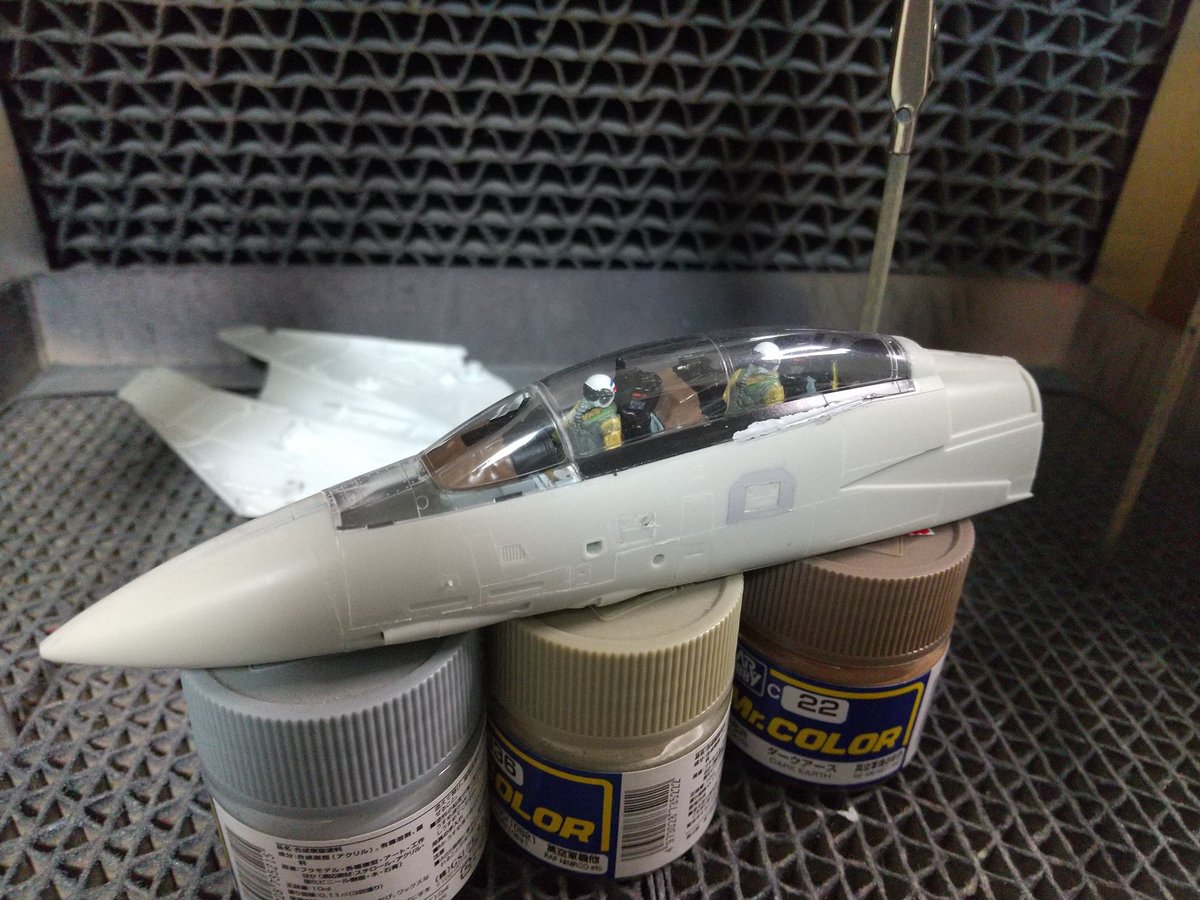 久方ぶりにスケモ作ってます。
#タミヤ
#F14D