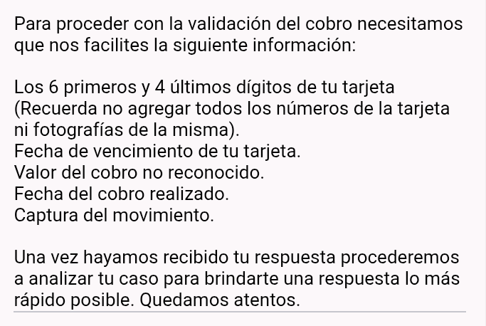 coervo's tweet photo. @RappiMexico @Profeco @CondusefMX me llegó un cobro mi tarjeta de un rappi pro, como en @bancomer no me quisieron ayudar me dirigí a los de rappi por x, y me mandan un correo donde me pide los primeros números de mi tarjeta los ultimos y la fecha de vencimiento. https://t.co/zpL3hoJPAx