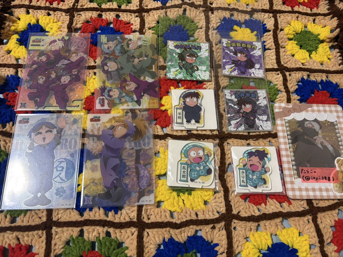 【交換】忍たま ウエハース ステッカー クリアカード ミニアクスタ 

【譲】画像の物
【求】雑渡(ウエハースカード第1弾SP、ウエハースシール最優先)＞雑渡(異種)＞小平太、尊奈門(友人分)

郵送での交換希望。上記の通り異種交換も可能ですのでお気軽にお声かけください。よろしくお願いいたします。