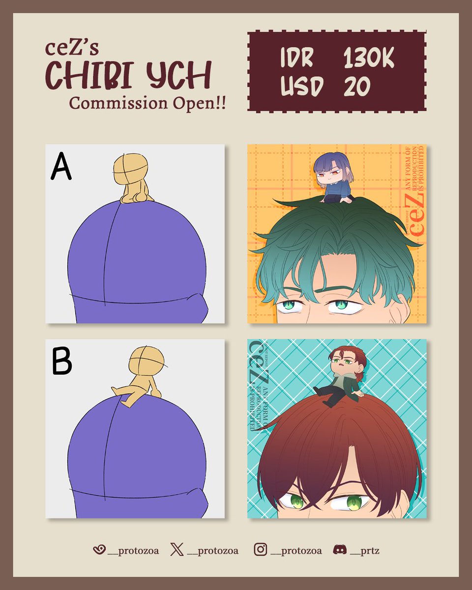 __protozoa's tweet image. CHIBI YCH COMMISSION OPEN!!
[shares are very appreciated&amp;lt;3]

Can be for couple, siblings, friends, duo, etc ^^
Open for local and Inter for different pricing, check these out or go to my Vgen which link I will put in reply (or check my bio)

#VGenComm #opencommissions