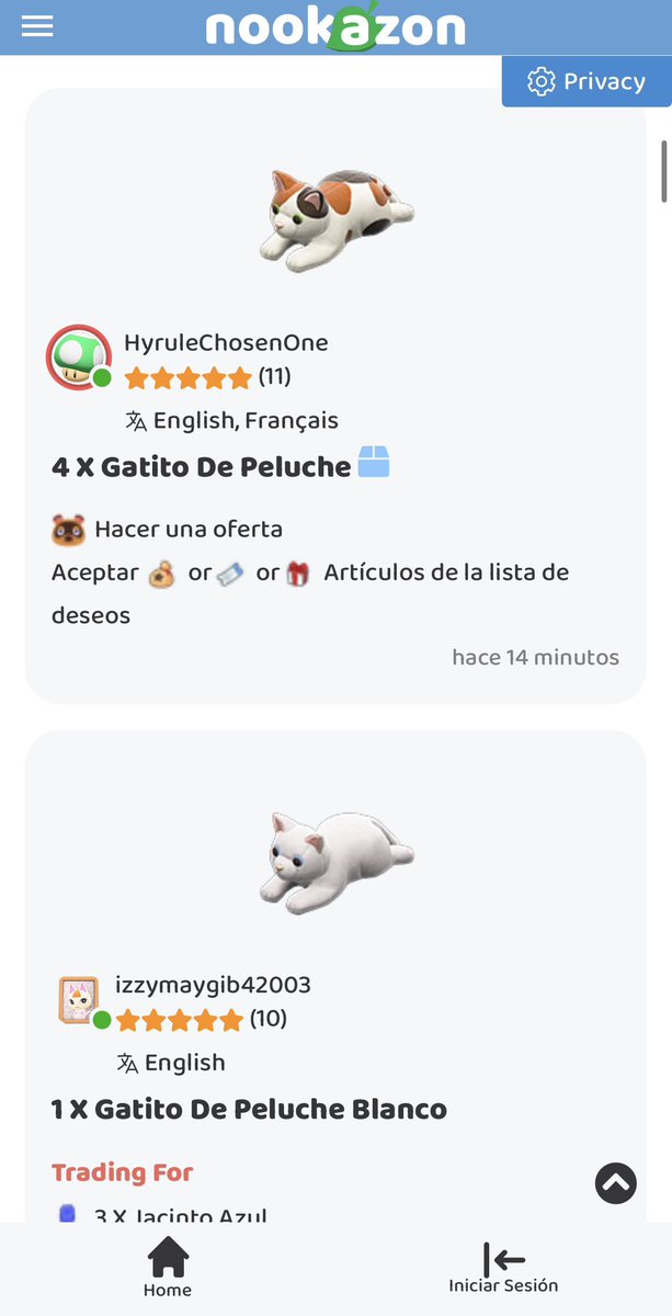 SeraPhiim_'s tweet photo. Por cierto, para más facilidad existe la App de Nookazon para intercambiar y comprar objetos de Animal Crossing! 😊 https://t.co/15bz40Uwyl