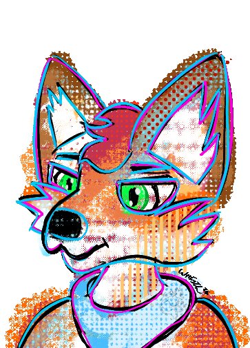 First of the Month!
Like this fox, February is a very silly month. 
But I'm sure all the caffeinated beverages that this goofy gremlin consumes has nothing to do with it.
The Fursonality for February is <a href="/Mochalattefox/">Mocha 🧡 🔜 LVFC</a>