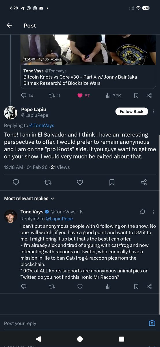Tone Vays tweet media