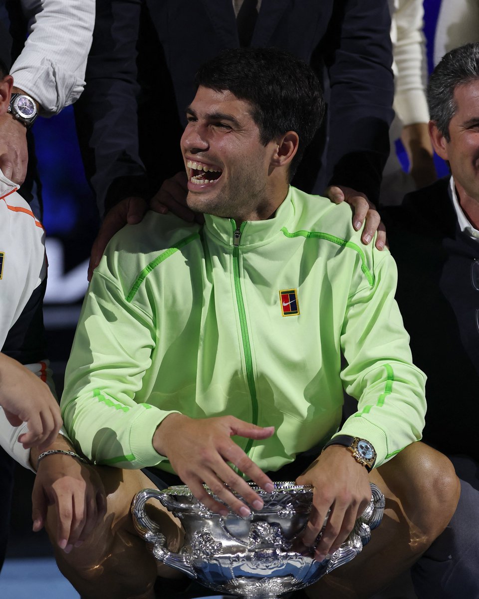 smiling through it all, carlos can't believe this is his life