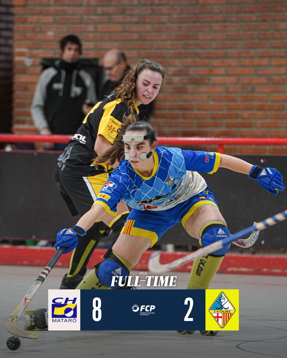 chcaldes's tweet photo. 🏁 Derrota per 8-2 contra el @CHMataro a la gran final de la #CopaGeneralitat 🏆
💙 Gràcies, afició, per acompanyar-nos a Ripoll!
💪 Ho donarem tot per lluitar pel gran objectiu: #OKLigaF
#SomhiCaldes https://t.co/8oMWQY0Fca