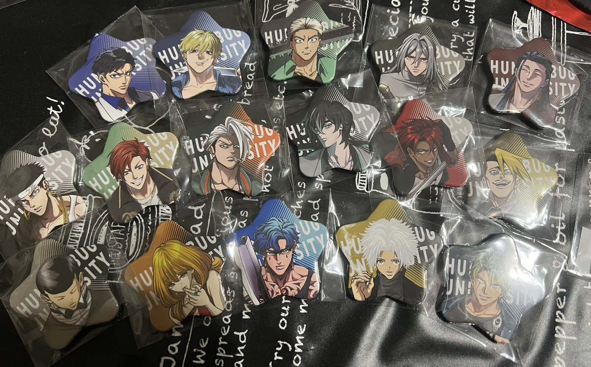 交換】ヒューマンバグ大学 バグ大 福袋 大アクスタ 星型缶バッジ