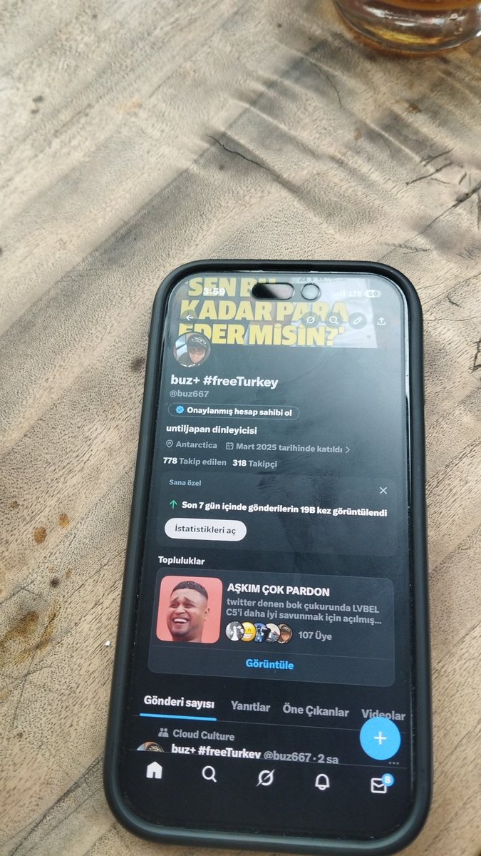 OT KOKUYODU KAFASI IYIYDI TELEFONUNU CALDIM KACTIM