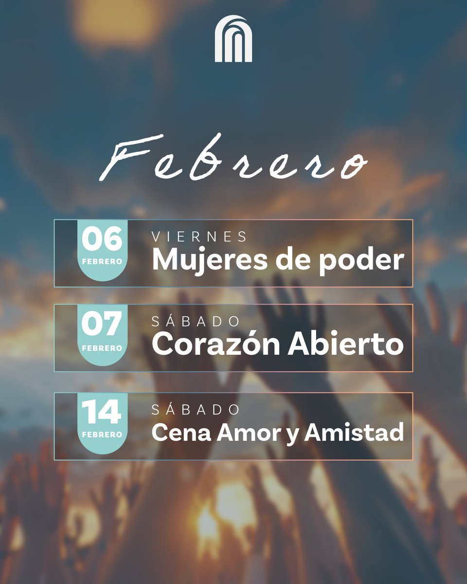 Iniciamos febrero y con él un nuevo mes de actividades para que no te pierdas ninguna. #SomosPuerta