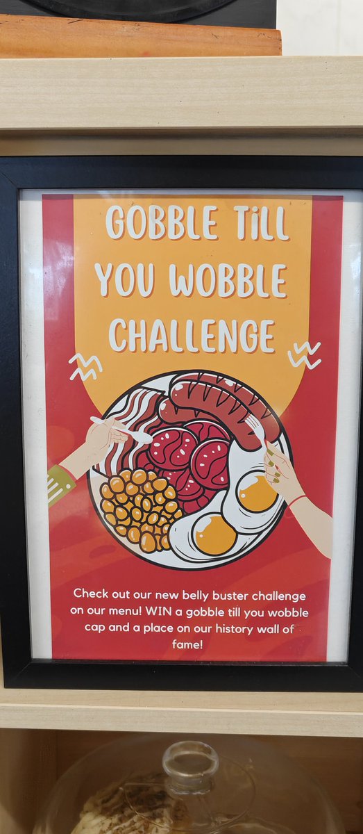 motormat's tweet photo. @beardmeatsfood check out the belly buster challenge at cyrils tea room gailey island, Wolverhampton. 7x of everything. Are you up to the challenge? https://t.co/pXNf9mrTHw