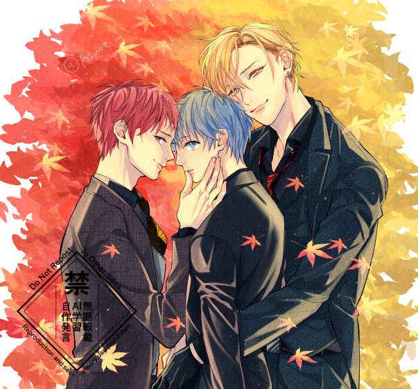 そういえば2021年に描いた893パロの紅葉サンドが今でも好きなのでせっかくだから再掲しちゃお