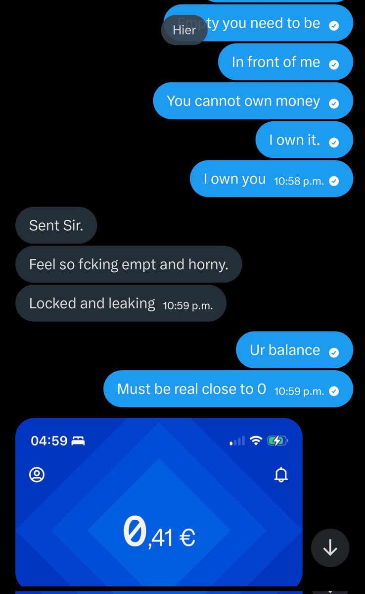 Master__Gab's tweet photo. 0d out two wallets yesterday ๐ค๐
Who's next to beg at my feet and get drained?! ๐ช๐ซ
$end now Lo$er
#findom #ATMfindom #finsub https://t.co/CR3PX9HwHB