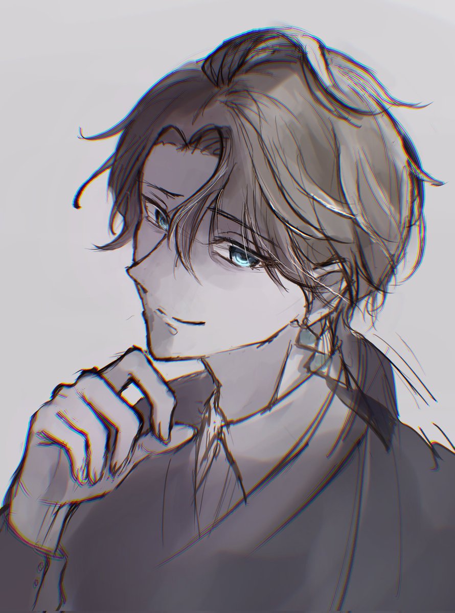 _tuzumi's tweet photo. リクエスト絵らくがき
ダークな甲斐田晴さん

#描いた晴 https://t.co/JzW1KunSFu