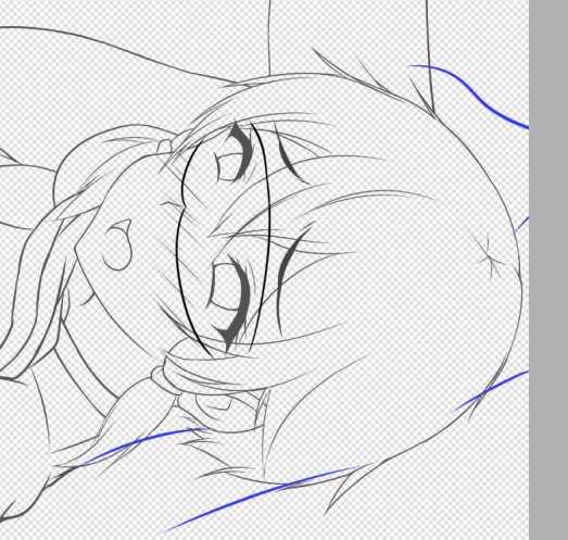 今日もマータリ線画作業してましたよん〆(✿︎' ꒳ ` )b 