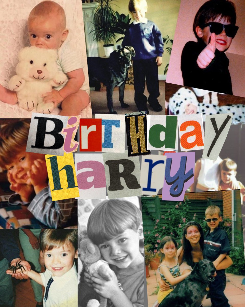 we’ve had a front-row seat to half his life now, and what a pleasure it’s been to see it. happy birthday harry 🎂🩷