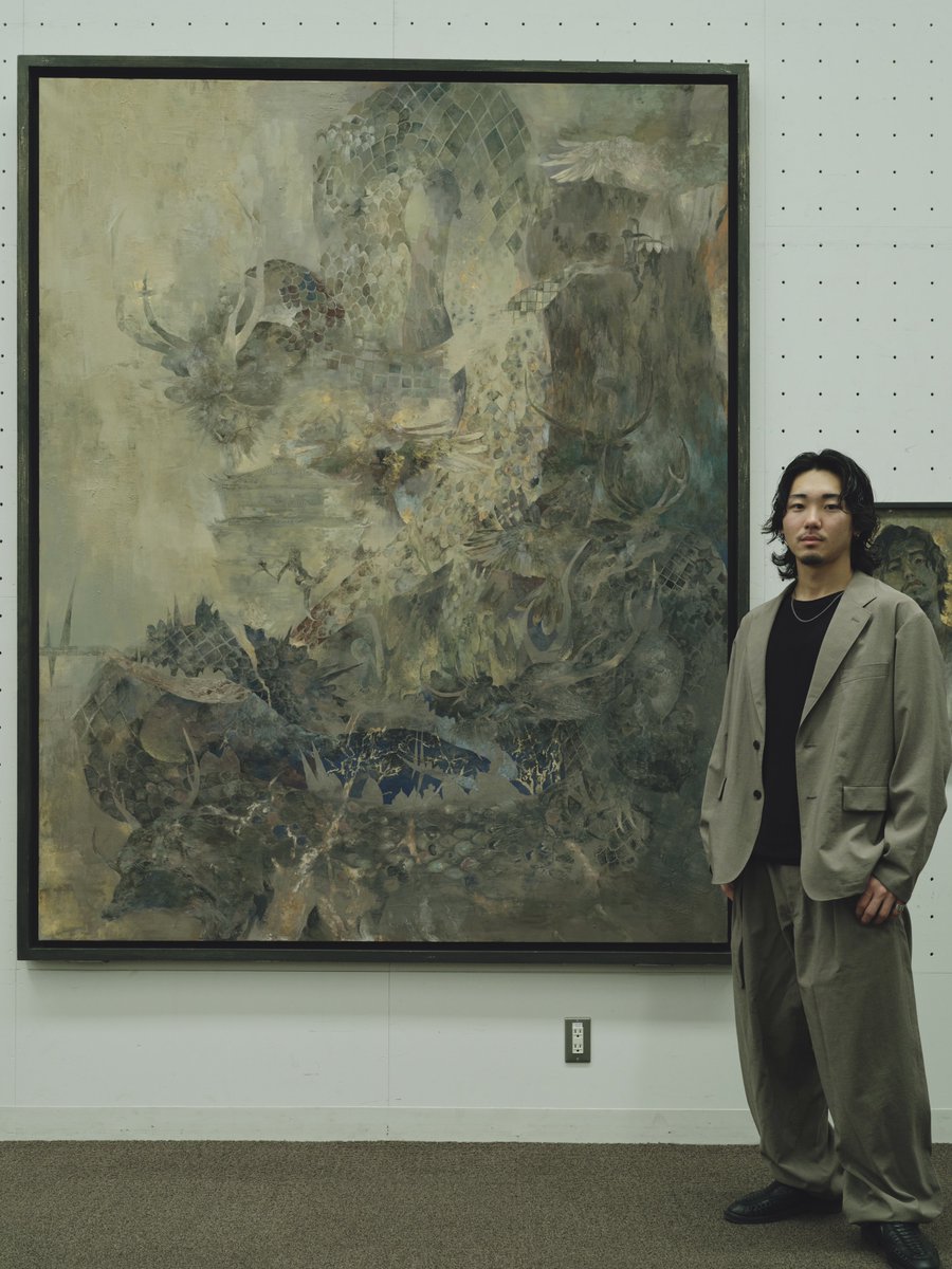 東京藝大の卒業制作展が終わりました。
帝京大学買い上げ賞をいただきました！
#卒展