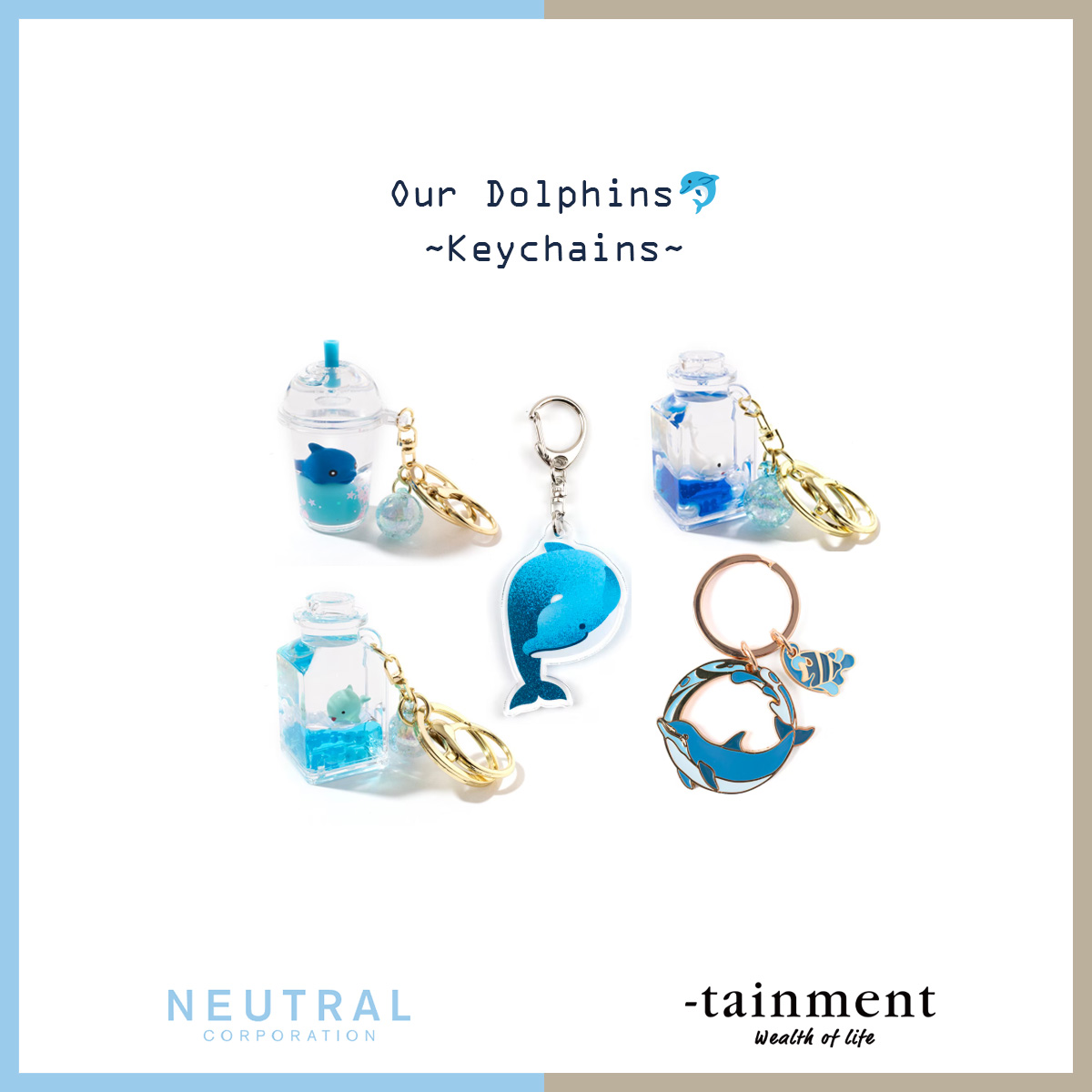 ntrl_1995's tweet image. わたしたちのイルカグッズ🐬

こころ、癒されちゃう♪

お求めは  #水族館 とECストアで✨
🛒-tainment #テインメント
tainment.shop

🏢 NEUTRAL CORPORATION
#ニュートラルコーポレーション
ntrl.co.jp

#水族館グッズ #水族館好きさんと繋がりたい #イルカだらけ