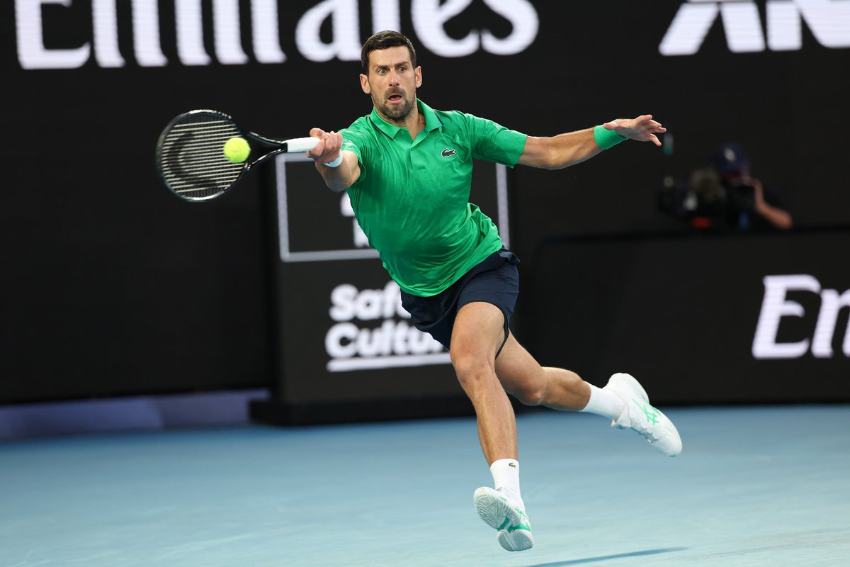 LaureusSport's tweet photo. An inspirational two weeks in Melbourne from five-time Laureus World Sportsman of the Year, Novak Djokovic 

#AO26 https://t.co/62yE4CSgKz