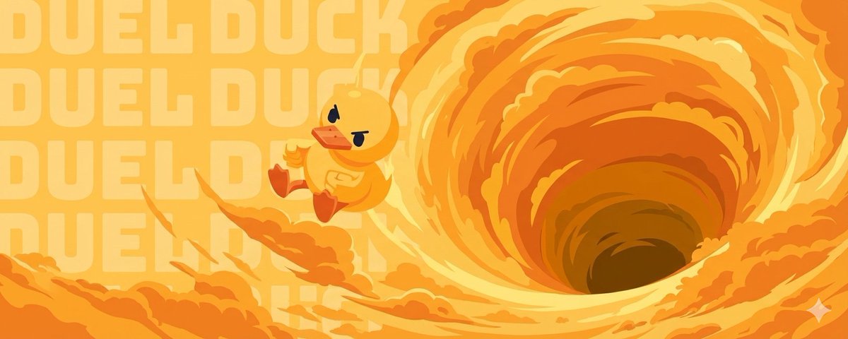 BenokNFT's tweet photo. Crypto usually rewards noise and constant price watching.

@duel_duck flips that by focusing on participation instead of speculation. You make a call, let it play out, and move on. No charts, no emotional trading loops.

That rhythm builds habits, not hype. And systems built around behavior tend to last longer than ones built around attention.

Sometimes the most resilient designs are the simplest ones.