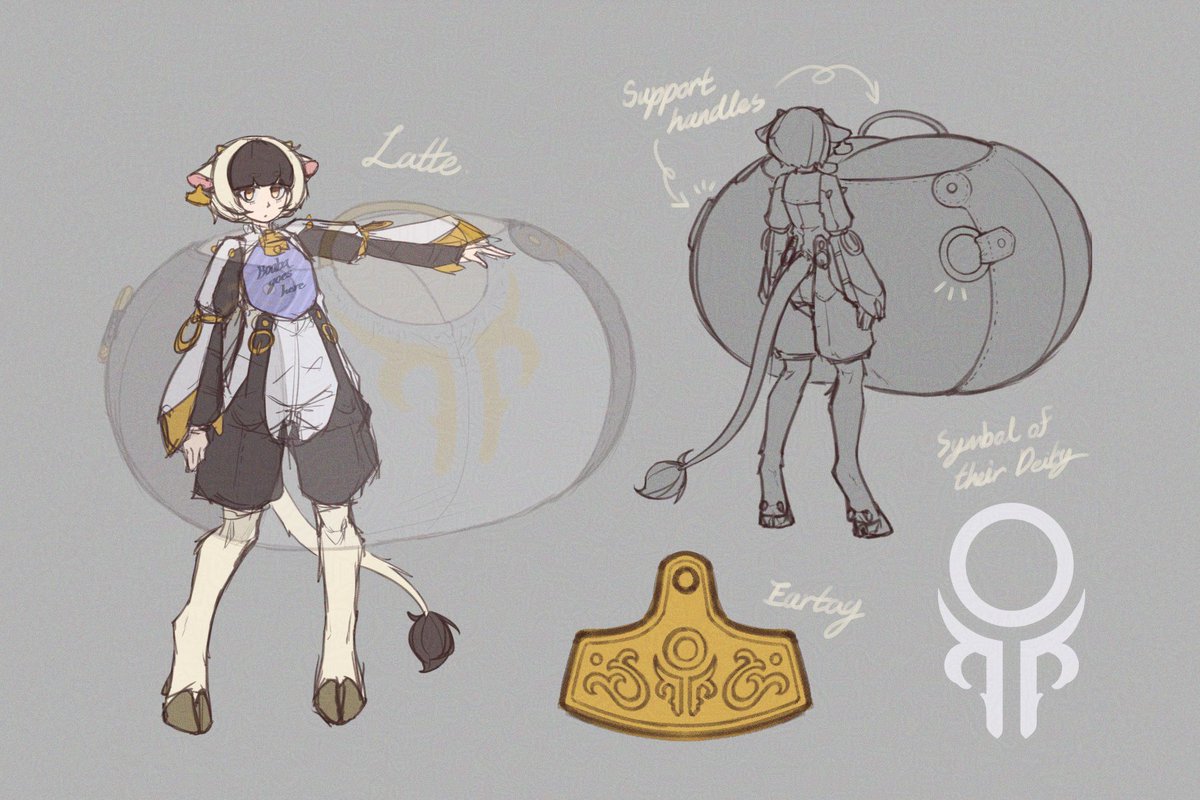 ACL_ColuColu's tweet photo. Been a while since I've last posted, though been busy with other stuff and don't have new things to show currently so here few pieces from sometime last year. Latte and her familiar Mooca, my PC from a Pathfinder campaign I'm a part of. https://t.co/vrjiMoQK2I
