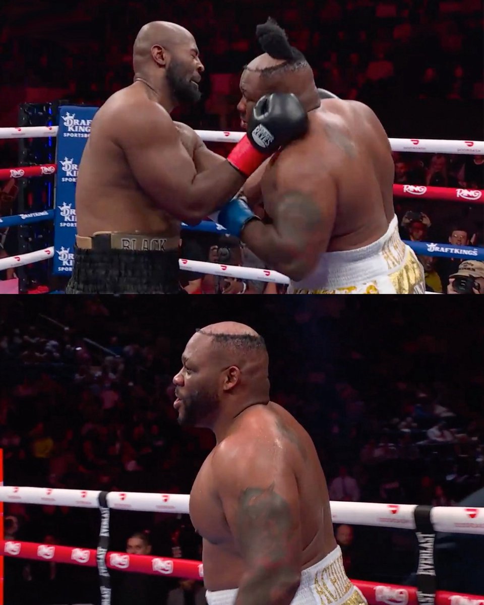 Jarrell Miller has his toupee knocked off during fight, comes back to win. Balds Win <a href="/MenInBlazers/">Men in Blazers</a>