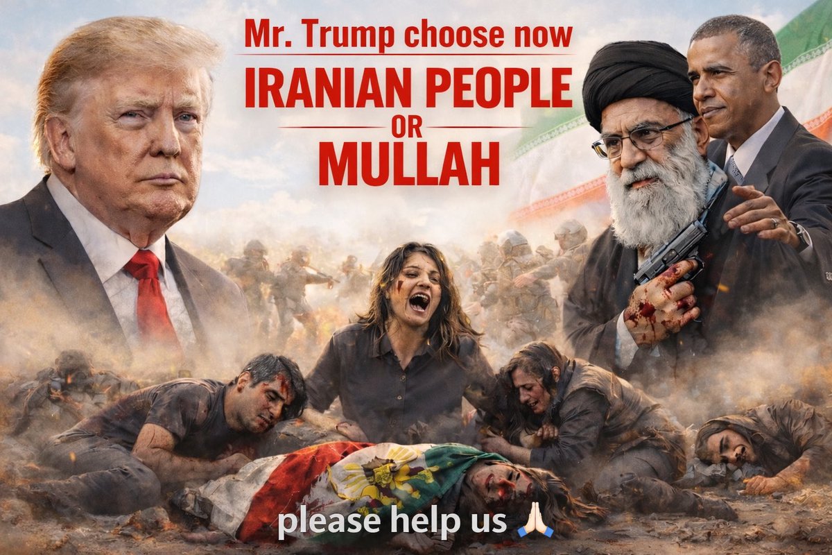 Sara770807's tweet photo. @Haghaie @netanyahu @IsraeliPM @realDonaldTrump @TrumpWarRoom don’t let us down you promised Persian people #act_now #IranRevolution2026 #trump https://t.co/4wqz64Jzt1