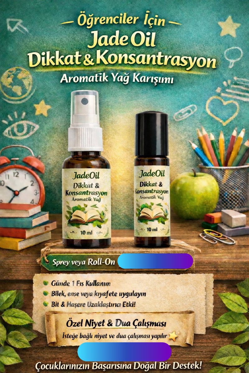 yesimcelik77's tweet photo. “Bu şişenin içinde sadece yağ yok…” 
Doğal taşların enerjisi, numeroloji temelli sayı sekansları ve aromaterapinin gücü bir araya getirilerek hazırlanan kişiye özel karışım 
🌿 zihinsel berraklığı, odaklanma ve konsantrasyonu desteklemeye yardımcı
#yks2026 #lgs #KONSANTRASYON https://t.co/jFmAlsxyAo