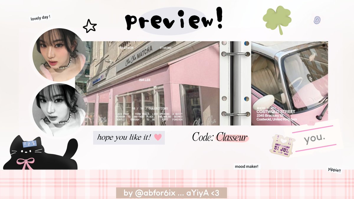 abfor6ix's tweet image. help retweet please? thank you! ♡

haiii, kenalan yuk sama anak baru yiya, namanya “classeur” &amp;amp; “journey”✨🤍 tolong cintai banyak-banyak yah!

yiya open titip &amp;lt; optip &amp;gt; juga dengan harga spesial .. 5.000 aja! 👀 layout model ufs yaa ♥ #zonauang