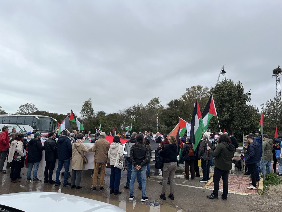 Hoy 1 de marzo en Rota, por Palestina, contra las amenazas del trumpismo, OTAN NO BASES FUERA