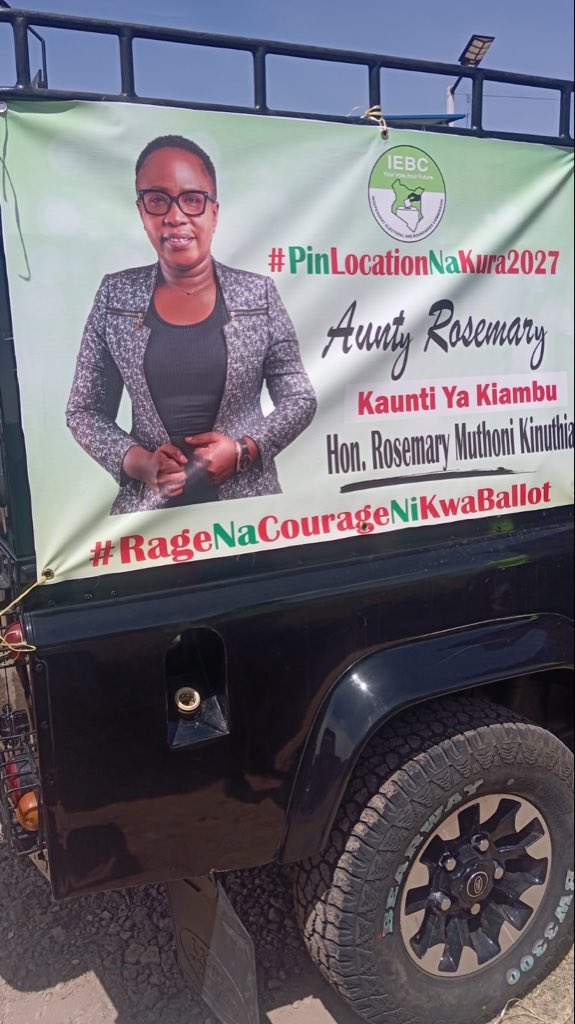 Young people decide the future. Register to vote and make sure your voice counts.

#Kiambuwomenrep2027
#AuntyRose
#Realissues
#Realsolutions