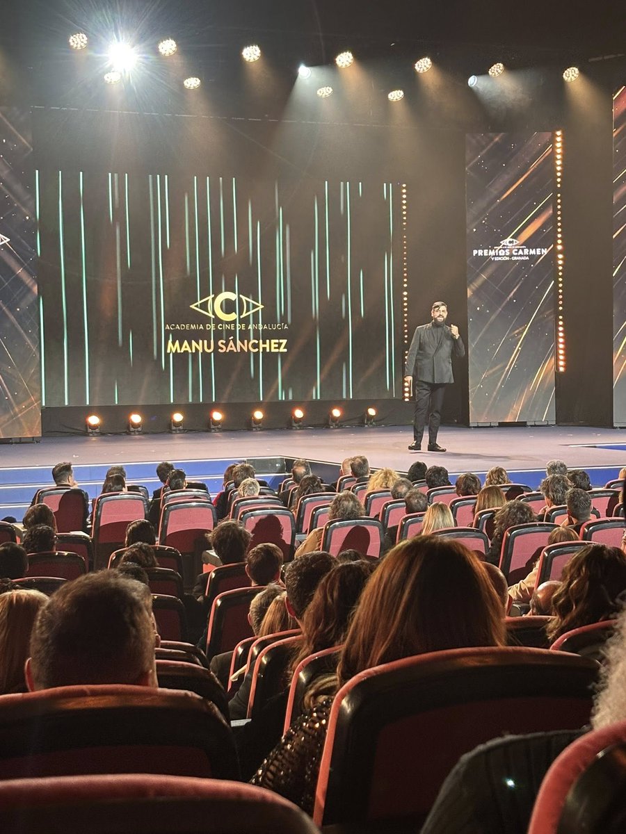 Anoche en los #PremiosCarmen de la Academia del Cine de Andalucía

El cine es cultura, empleo e innovación, y Andalucía tiene un talento enorme

Granada vuelve a demostrar que está a la altura  por la Capital Europea de la Cultura 2031
<a href="/marifrangr/">Marifran Carazo</a> <a href="/1JorgeSaavedra/">Jorge Saavedra</a> <a href="/franalhendin/">Francis Rodríguez</a>