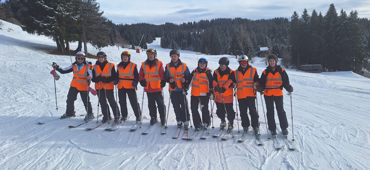 TesniST's tweet photo. One week back from Morzine and still completely inspired! Grateful for the experience of skiing alongside friends and family, and for the opportunity to guide those with visual impairments. A reminder of the extraordinary abilities and resilience within adaptive sport! 🤩✨ https://t.co/qdZC0LsbTy