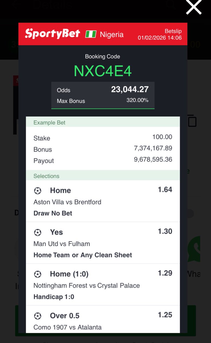Kabiyeesi22's tweet photo. NXC4E4 ⚽️

Today 35/35

Let’s pray for green 🙏✅🏆

@xaklintglobal @sportxanalytics @Cruisedavin  @Osaztheguy @Ezegemperor1 @_GLOWREE_ @skhalif_s @Babs58884999 @onehouseILekan @HelenOkoye11 @HairbonnetG  @lokofromekiti @JerryBenz7 @Dannyrockie @DavsmartMEDIA_1 @Girlpunter https://t.co/or91Txgig9
