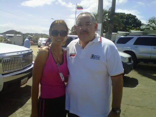 María Verónica Díaz (la peruana, la sapa) con el otro delincuente