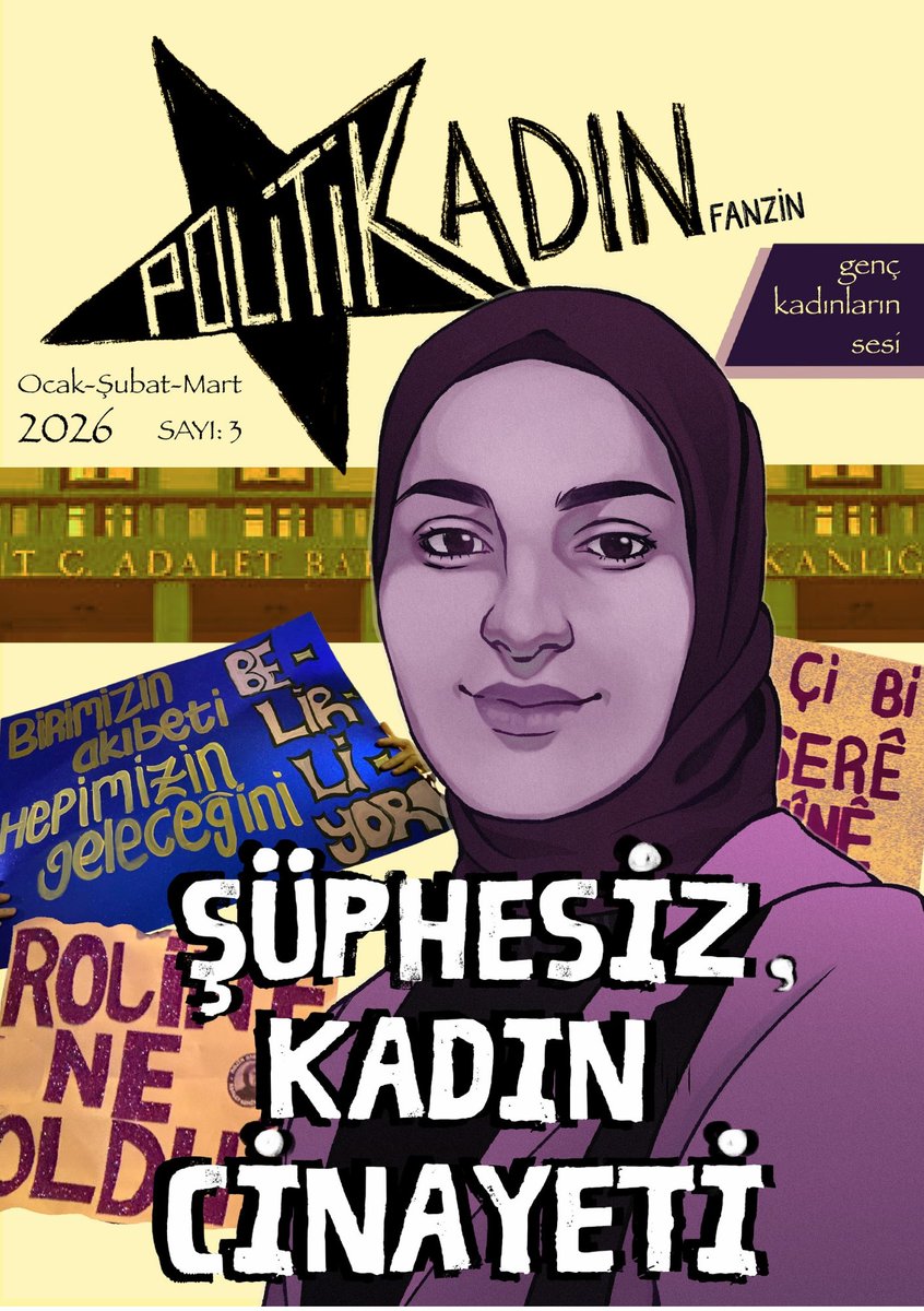 politikadin's tweet photo. 📣Üçüncü sayımız sizlerle!

Genç kadınların kolektif emeğiyle üretilen fanzinimizin kapağını ve içindekiler bölümünü sizlerle paylaşıyoruz. 

Birlikte üretiyor, birlikte dağıtıyor, kadın dayanışmasını büyütüyoruz.

Fanzinimizi edinmek, üretimlerini paylaşmak için bize ulaş.💫✨ https://t.co/BP4x1eRt9l
