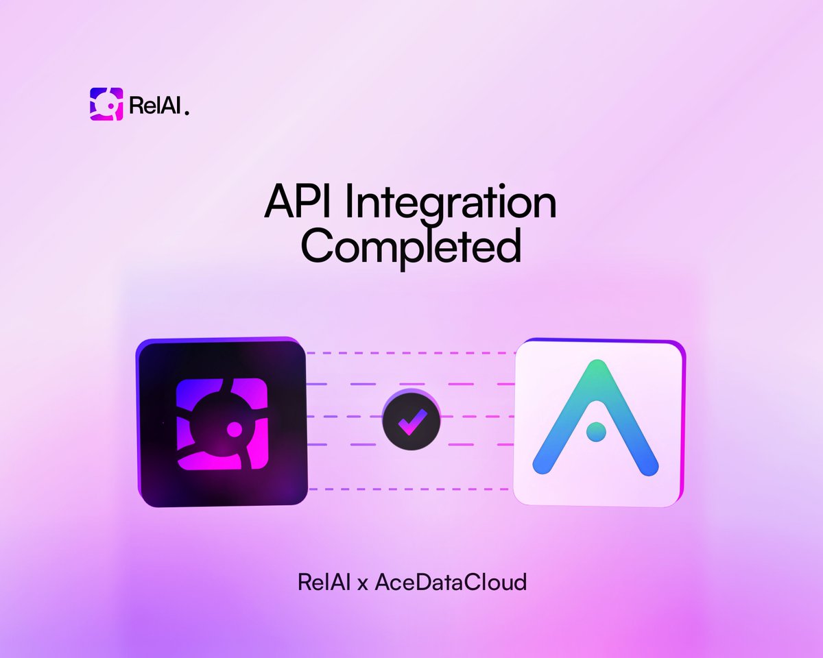 relayaisolana's tweet photo. New API Onboarding on RelAI

We’re excited to welcome Ace Data Cloud to the RelAI marketplace.

@acedatacloud offers proven, production-grade APIs with real demand, already generating strong revenues through their product.

Their APIs are x402-native and built for high-frequency, pay-per-use consumption.

Why this onboarding matters 👇

Ace Data Cloud brings
• Revenue-proven API endpoints used in production
• Clear market demand and repeat usage
• Native x402 monetization, ready to scale

RelAI adds
• Marketplace-level distribution and discoverability
• A shared demand layer for builders and agents
• Standardized exposure without changing infrastructure
• Incremental usage and revenue through aggregation
• Zauth verification layer

For API consumers
• Discover high-signal APIs already validated by the market
• Pay only per request, no subscriptions, no friction

For Ace Data Cloud
• Expand reach to new consumers instantly
• Capture additional demand without operational overhead
• Plug into a growing, usage-driven API economy