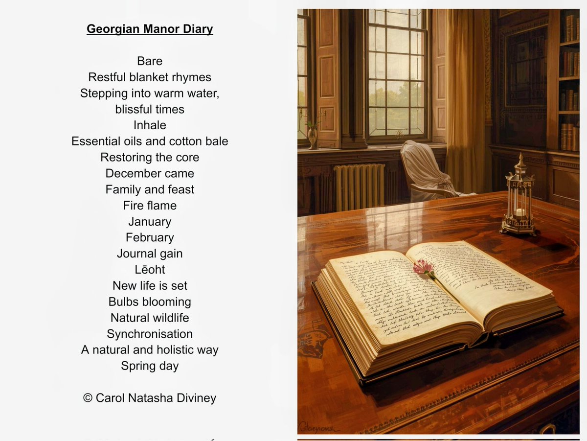 MemzPose's tweet photo. #Poetry #Georgian #Manor #Diary #Human #Beings #Nature #Synchronisation #Natural #Biological #Beings #First #February2026
Images:
© Carol Natasha Diviney, Ph.D.
https://t.co/v7Aj004LoY
#Fine #Art #Light #Nature https://t.co/sCqRtyDG4s