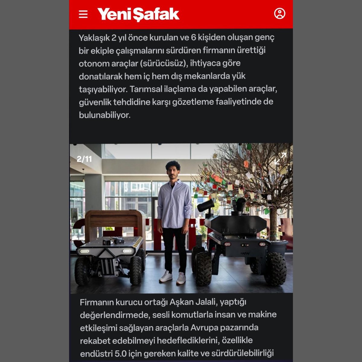 ⚠️ Ashkan Jalali ismli şahıs, Türkiye Cumhuriyeti aleyhine casusluk faaliyeti yaparken kıskıvrak yakalandı ve tutuklandı.

• Yeni Şafak’ın, ilgili şahsın şirketinin reklamını yaptığı ortaya çıktı.