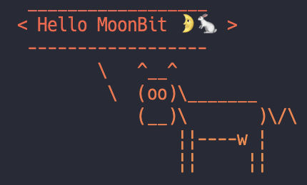 mojahige's tweet photo. 初 MoonBit
文字をカラフルにしたよ https://t.co/8lg4Wf8qfQ