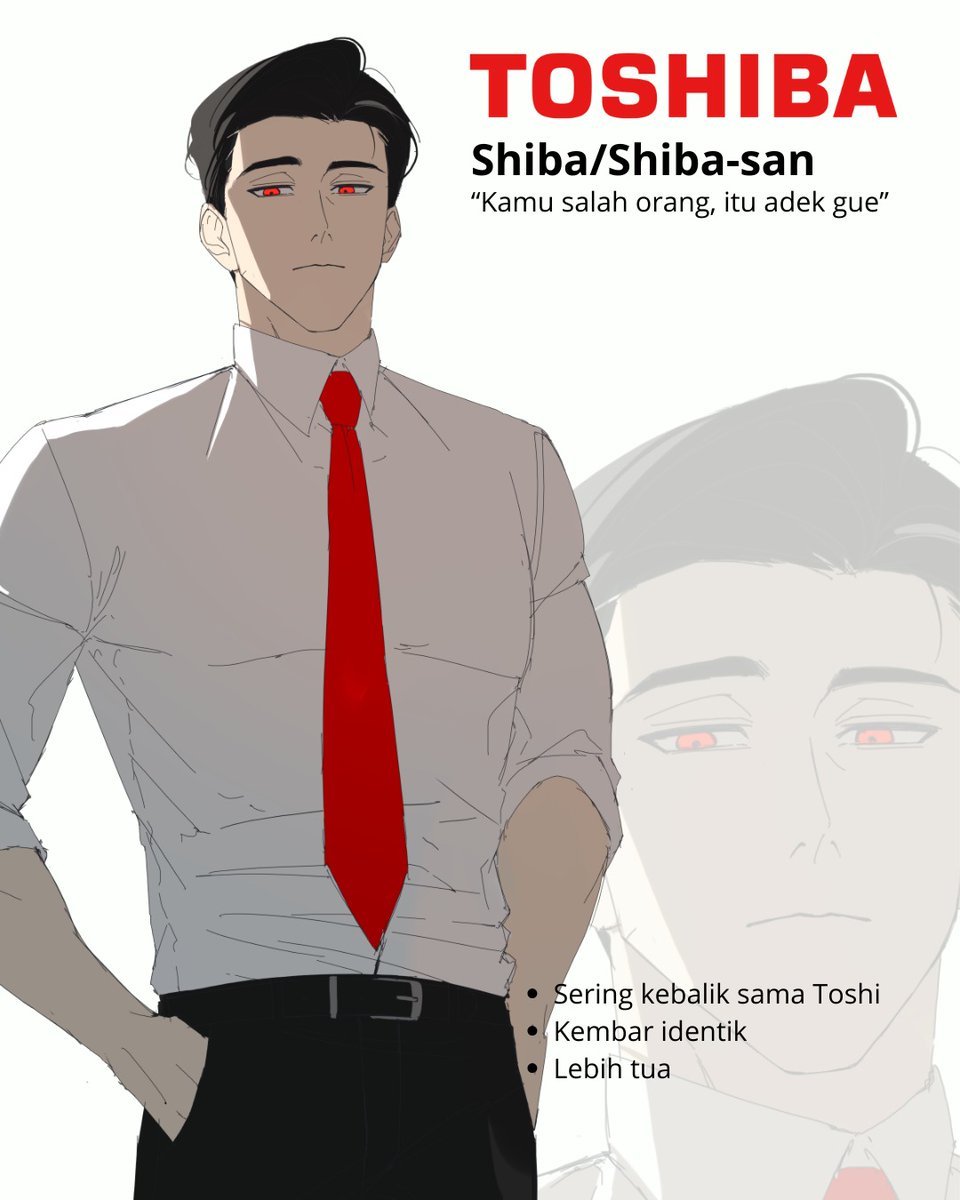 Arkans00's tweet image. Kakak kembarnya Toshi yang sering kebalik 🥹🤣