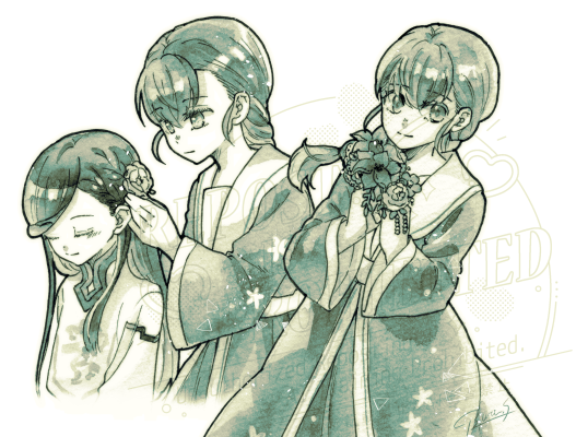 四部コミカライズの姉妹可愛い。