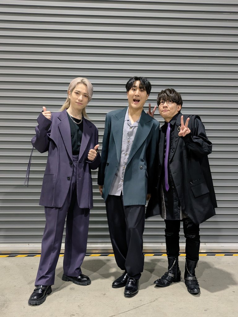 hemp_m's tweet photo. 「Rejet Fes.2026 Answer」全公演終了〜っ☆

ご来場くださった皆さま、ありがとうございました！
めちゃくちゃ楽しかった〜っ♫

MCの2人、小野友樹さんとの2ショット♪
そして朗読パート
「ピタゴラスプロダクション」
「CARNERIAN BLOOD」
「Dance with Devils」
の皆さまと〜っ♪

#リジェフェス https://t.co/P5DzNPUF0t