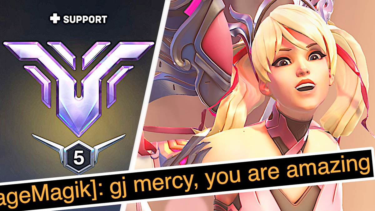 I climbed from Diamond to Grandmaster with Mercy yay!
New video is up now, hope you enjoy. 💗 

Watch here: youtube.com/watch?v=QUALz9…