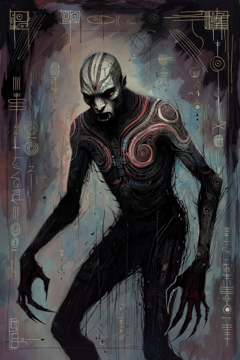 ⭐️～可愛いけれど本当は怖い悪魔たち～⭐️
①モコイ
ガイン君口調でおなじみの、マスコット的存在だけど、元はムルンギル神話の悪霊！（モコイ＝「悪霊」の意味。）人間の影の魂の生まれ変わりで、子供をさらって食べちゃうよ！人間とバトルするし、人間が高齢で逝くのもモコイのせいだって言われるよ！