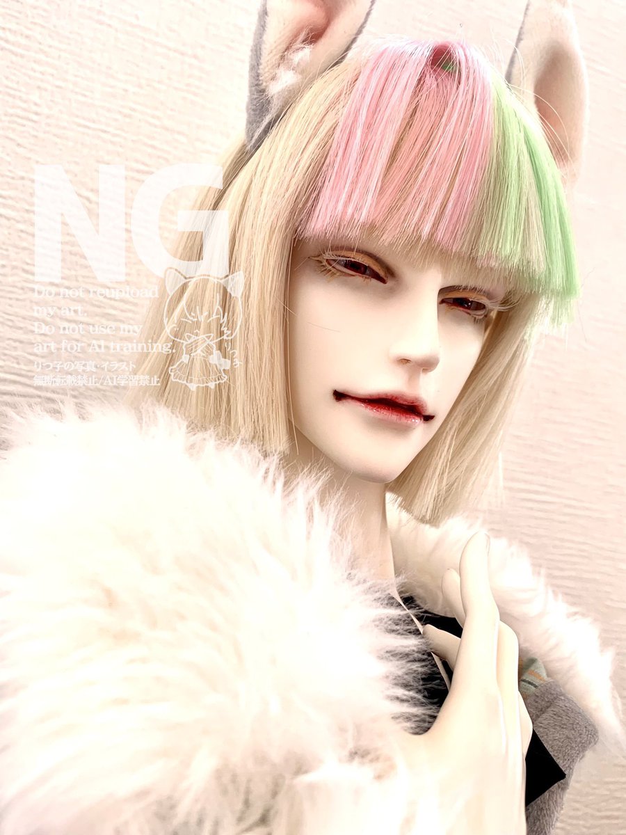 dollmamadayo's tweet image. もともと悪魔キャラ大好きなので、うちの子再現がやっぱり1番の夢ではありますね。
ロベロビフスはだいぶ元イラスト寄りの再現になりましたが、まだ肌色と角が…！！
ヘベフリビタンは赤肌も難しいのに四つ腕マッチョ…！でもいつかはね！夢！夢！

#TelesthesiaDoll ボディ
#iosdoll ヘッド