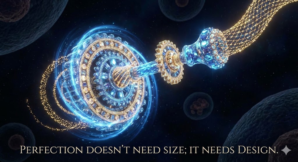 <a href="/JosephJacks_/">JJ</a> If someone found a wristwatch working in the middle of a desert, they wouldn’t say, “Wind and sand assembled this over time.” They would say, “A craftsman was here.” The bacterial motor is billions of times more complex than a wristwatch.

The micrometric precision of the rotor