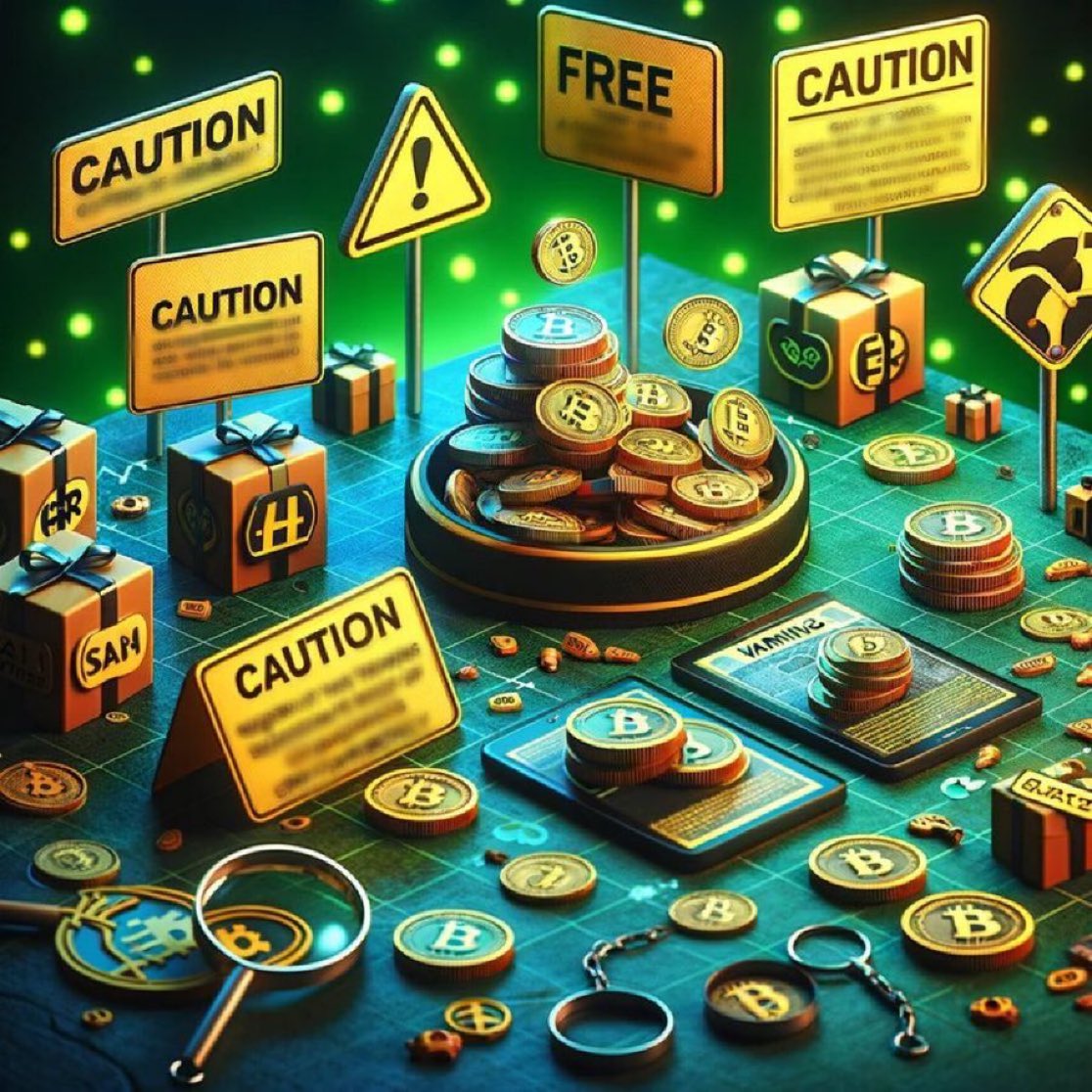 djay_scott_'s tweet image. Crypto Scams and Risks🚫 Don't fall for giveaways and airdrop scams! Legitimate projects don't ask for your private keys or cryptocurrency in exchange for free tokens. Be cautious and skeptical of offers that seem too good to be true. #GiveawayScams #AirdropScams #the_trash_token