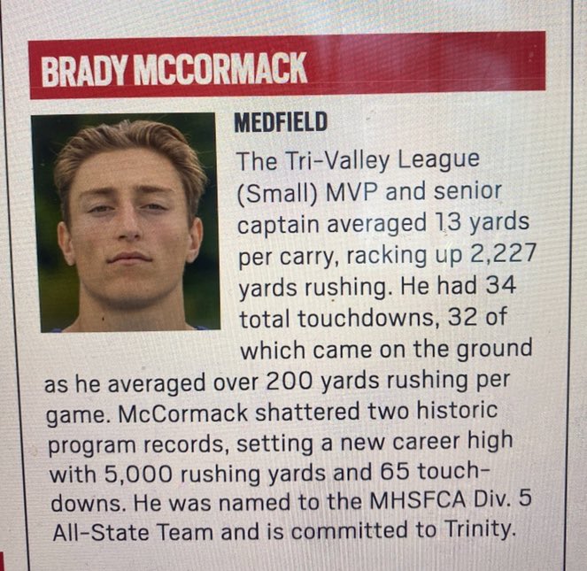 MHSGRIDIRON's tweet photo. Congratulations to both @gavin_seitz74 and @BradyMack23 
Huge accomplishment!  Fully earned! #MeWe #AllScholastic https://t.co/1abFjDOg1O